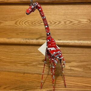 NWT Art Sculpture Coca -Cola South Africa  Giraffe Handmade